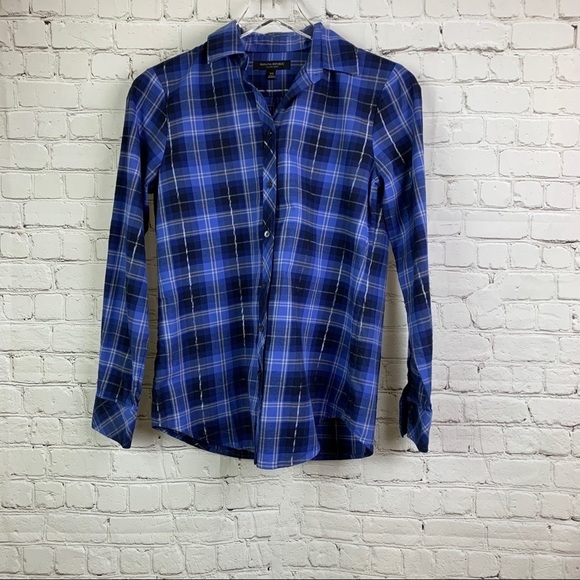 Banana Republic Tops - Banana Republic Dillon Shirt Blue Plaid XS